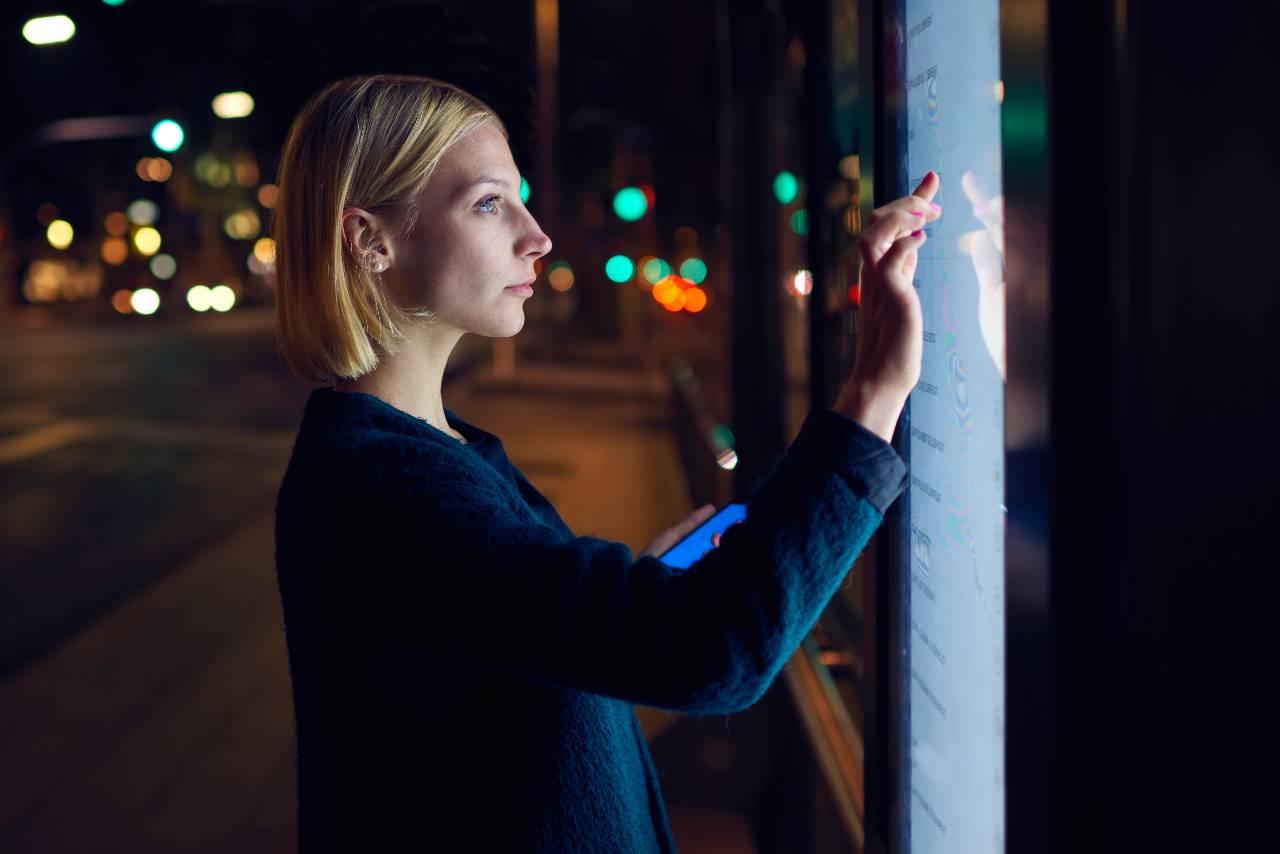 Digital signage kiosks provide interactive experiences for the customer, and offer a unique way for companies to analyze information, build brand awareness, and increase their bottom line.