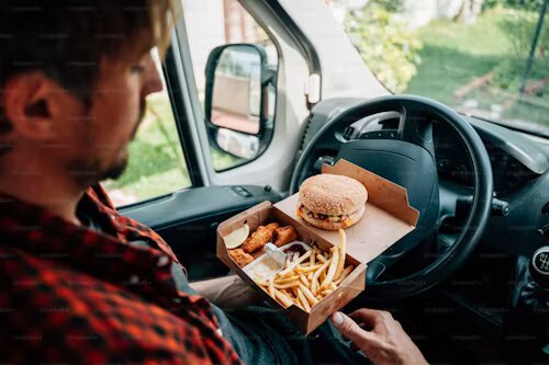 Drive thur food