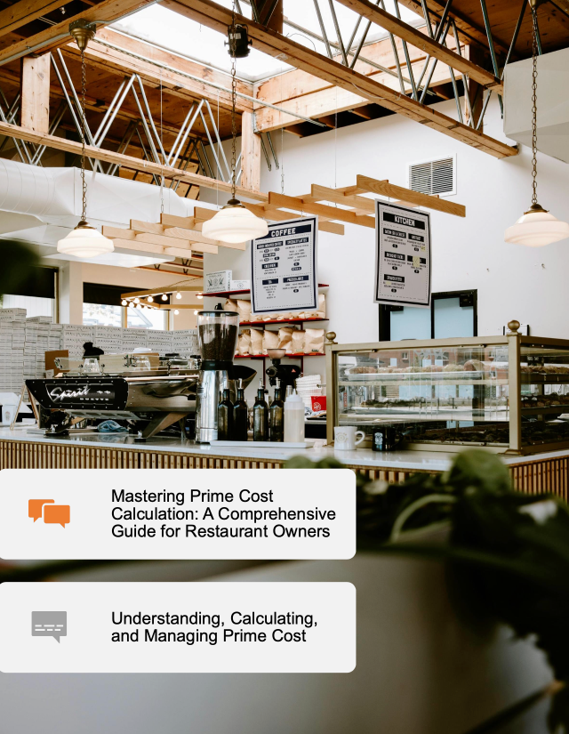 Calculating prime cost