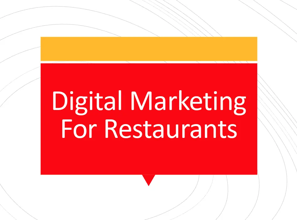 Digital Marketing For Restaurants